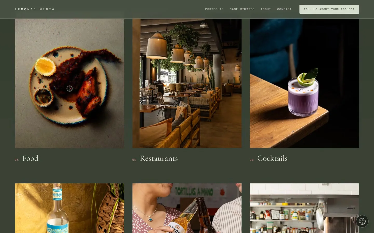 Lemonad Media: what we shoot · hover